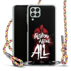 New Carry Case Transparent Stoff colourful/silber