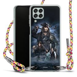 New Carry Case Transparent Stoff colourful/silber