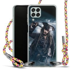 New Carry Case Transparent Stoff colourful/silber