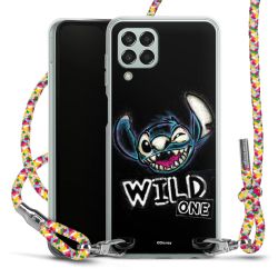 New Carry Case Transparent Stoff colourful/silber