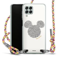 New Carry Case Transparent Stoff colourful/silber