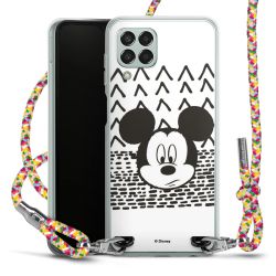 New Carry Case Transparent Stoff colourful/silber