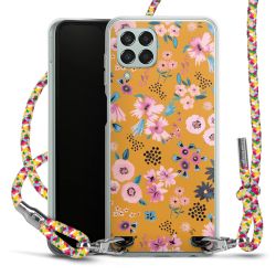 New Carry Case Transparent Stoff colourful/silber