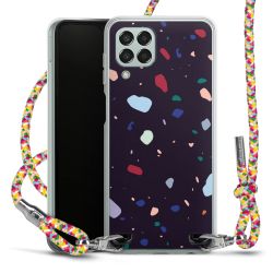 New Carry Case Transparent Stoff colourful/silber