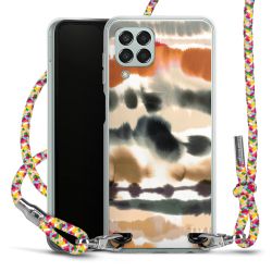 New Carry Case Transparent Stoff colourful/silber
