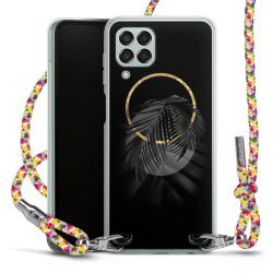 New Carry Case Transparent Stoff colourful/silber