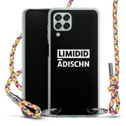 New Carry Case Transparent Stoff colourful/silber