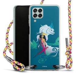 New Carry Case Transparent Stoff colourful/silber