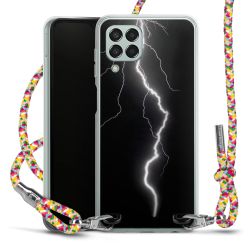 New Carry Case Transparent Stoff colourful/silber