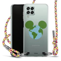 New Carry Case Transparent Stoff colourful/silber