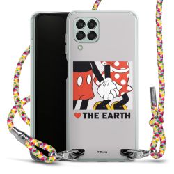 New Carry Case Transparent Stoff colourful/silber