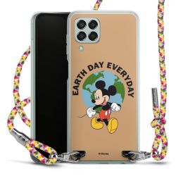 New Carry Case Transparent Stoff colourful/silber