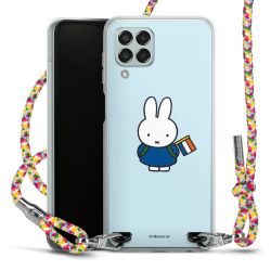 New Carry Case Transparent Stoff colourful/silber