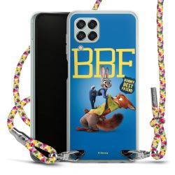 New Carry Case Transparent Stoff colourful/silber