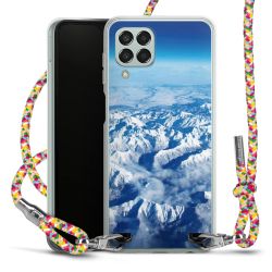 New Carry Case Transparent Stoff colourful/silber