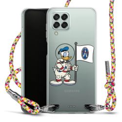 New Carry Case Transparent Stoff colourful/silber