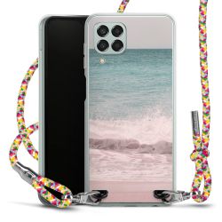 New Carry Case Transparent Stoff colourful/silber