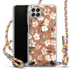 New Carry Case Transparent Stoff colourful/silber