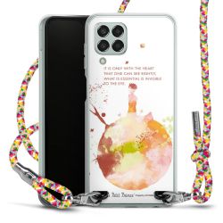 New Carry Case Transparent Stoff colourful/silber