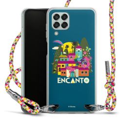 New Carry Case Transparent Stoff colourful/silber