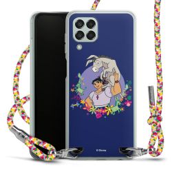 New Carry Case Transparent Stoff colourful/silber