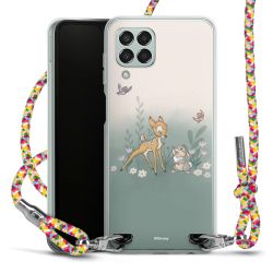 New Carry Case Transparent Stoff colourful/silber