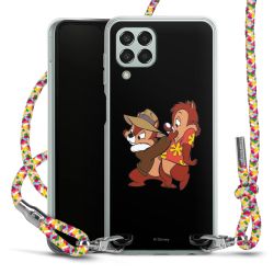 New Carry Case Transparent Stoff colourful/silber