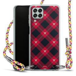 New Carry Case Transparent Stoff colourful/silber