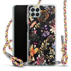 New Carry Case Transparent Stoff colourful/silber