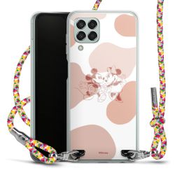 New Carry Case Transparent Stoff colourful/silber