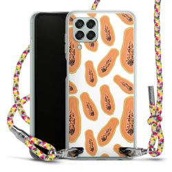 New Carry Case Transparent Stoff colourful/silber