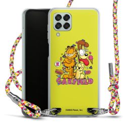 New Carry Case Transparent Stoff colourful/silber