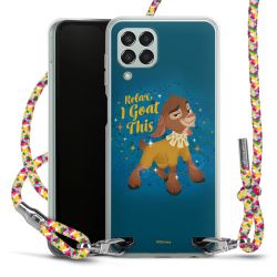 New Carry Case Transparent Stoff colourful/silber