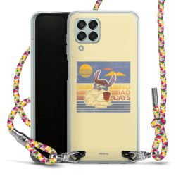 New Carry Case Transparent Stoff colourful/silber