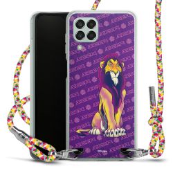 New Carry Case Transparent Stoff colourful/silber