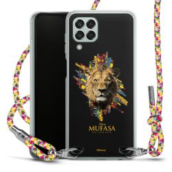 New Carry Case Transparent Stoff colourful/silber