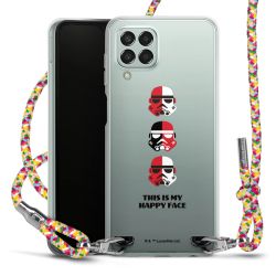 New Carry Case Transparent Stoff colourful/silber