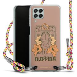 New Carry Case Transparent Stoff colourful/silber