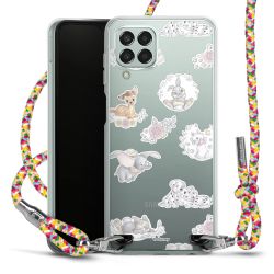 New Carry Case Transparent Stoff colourful/silber