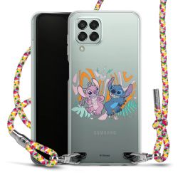 New Carry Case Transparent Stoff colourful/silber