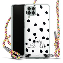 New Carry Case Transparent Stoff colourful/silber