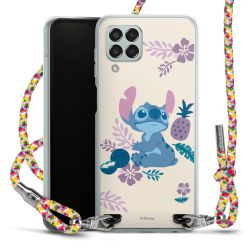 New Carry Case Transparent Stoff colourful/silber