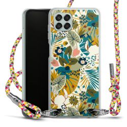 New Carry Case Transparent Stoff colourful/silber