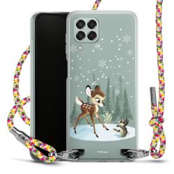 New Carry Case Transparent Stoff colourful/silber