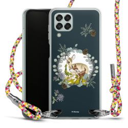 New Carry Case Transparent Stoff colourful/silber