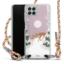 New Carry Case Transparent Stoff colourful/silber