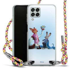 New Carry Case Transparent Stoff colourful/silber