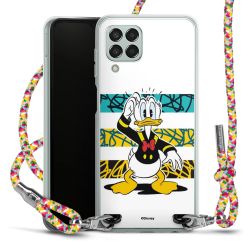 New Carry Case Transparent Stoff colourful/silber