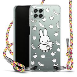 New Carry Case Transparent Stoff colourful/silber