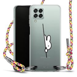 New Carry Case Transparent Stoff colourful/silber